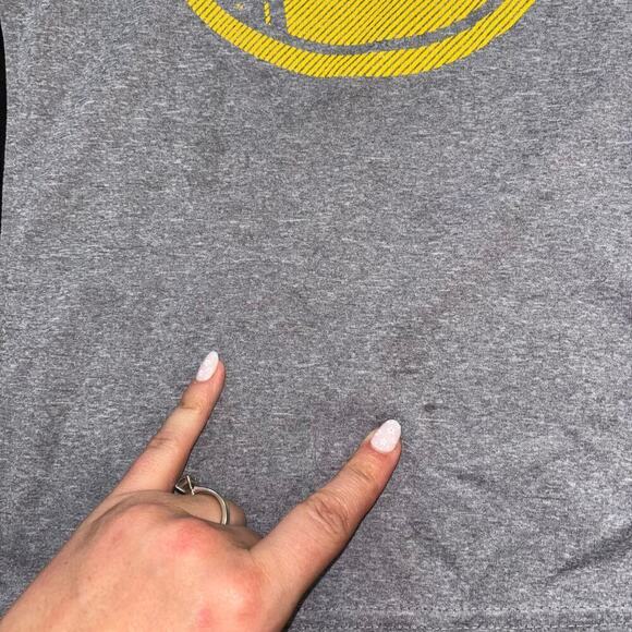 Golden State Warriors NBA Boys M Gray TShirt Basketball Curry 30 Basketball Cali - Picture 9 of 10